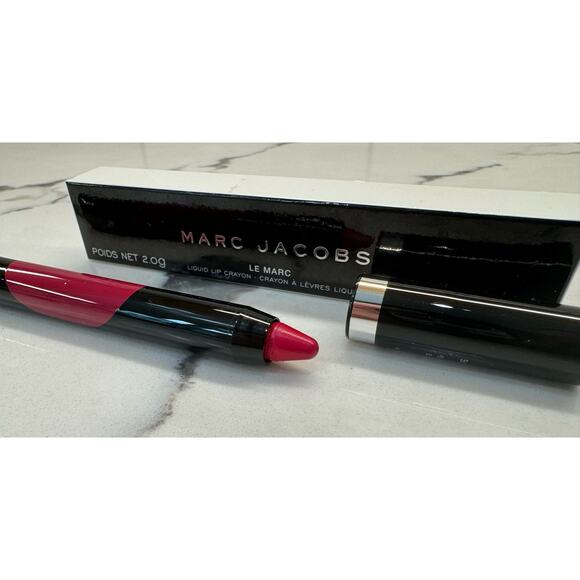 Marc Jacobs Liquid Lip Crayon 350 Fram-Bois!  .07 Oz. NEW - Picture 5 of 5